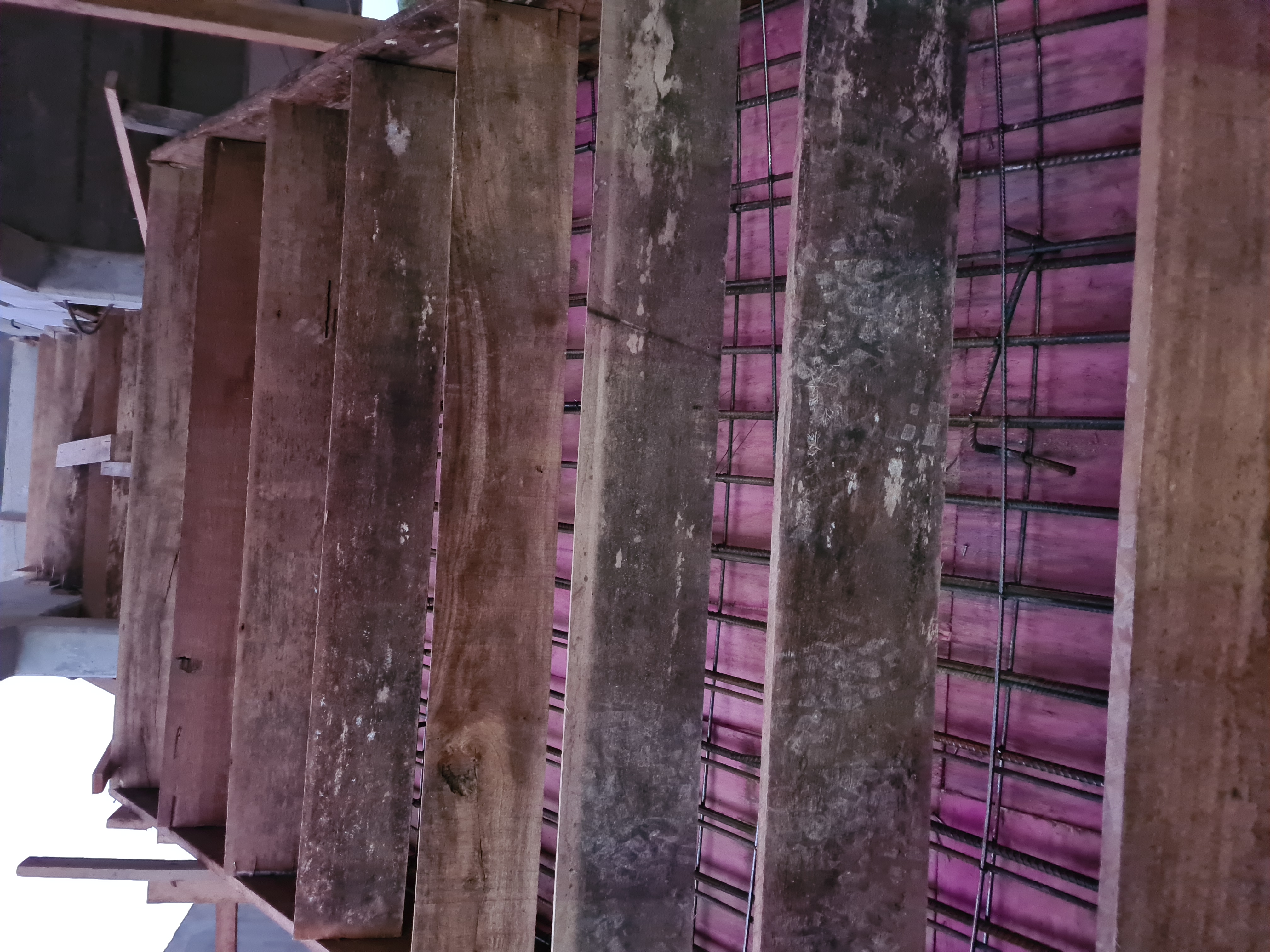 Estrutura de obra comercial